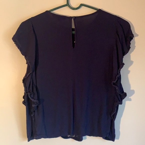 American Eagle Boho Embroidered Top Size XS - Picture 6 of 6